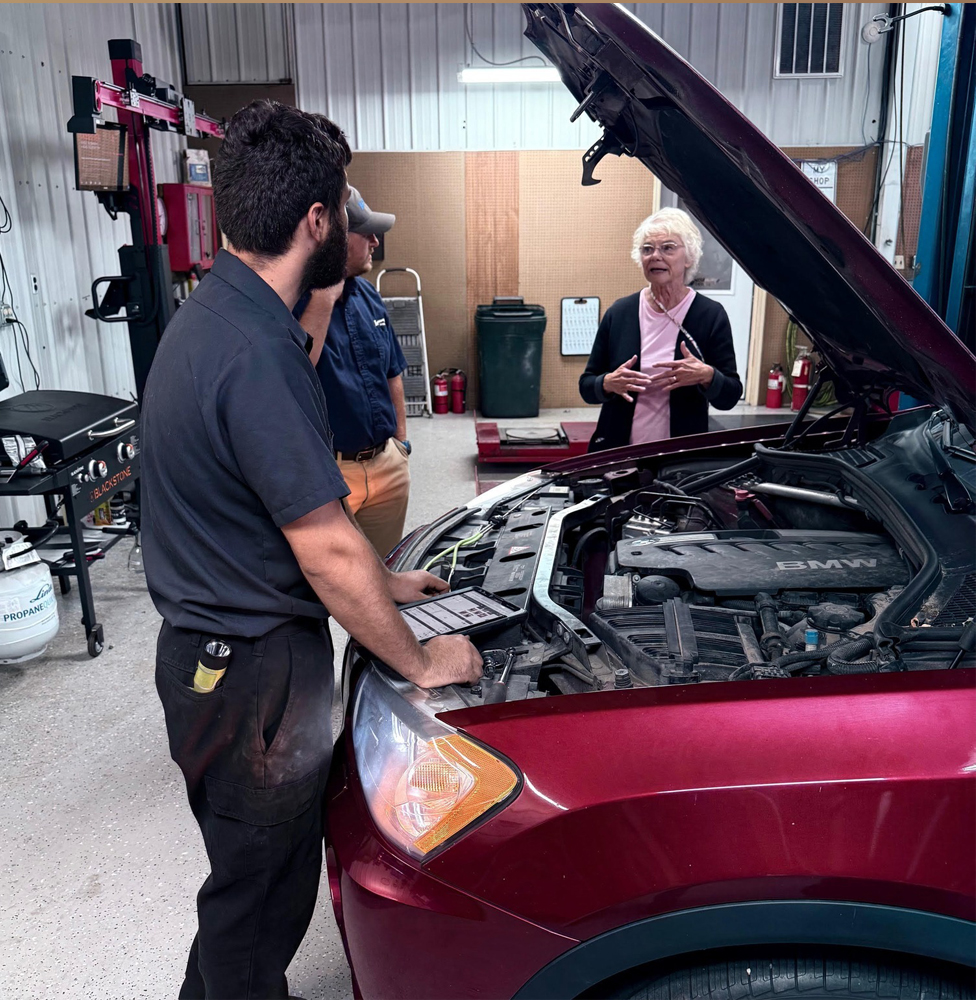 Auto repair service at SDC Automotive in Fremont, Indiana